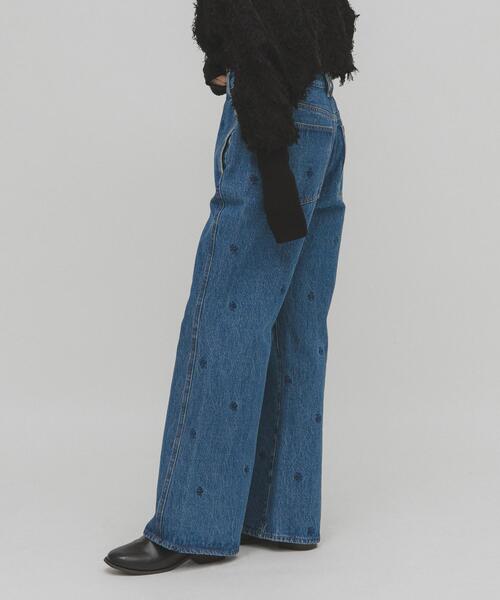 セール】シームポケットフレアデニム（デニムパンツ）｜KBF