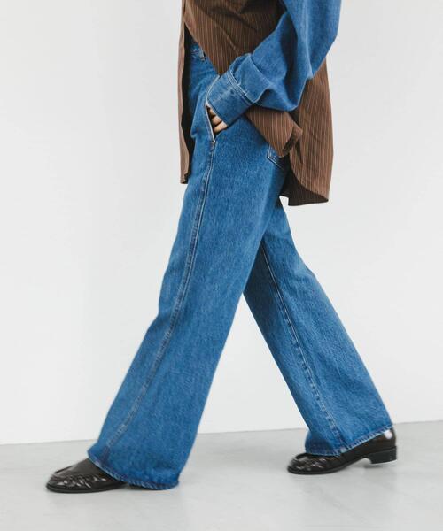 シームポケットフレアデニム（デニムパンツ）｜KBF