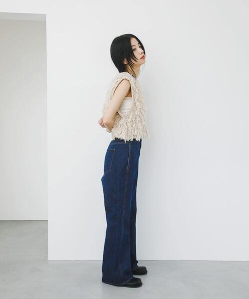 シームポケットフレアデニム（デニムパンツ）｜KBF