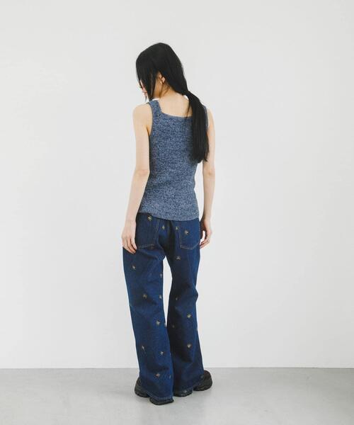 シームポケットフレアデニム（デニムパンツ）｜KBF