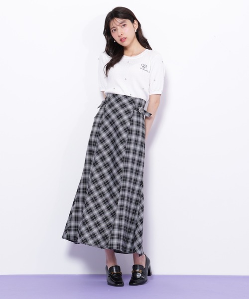 JILL by JILL STUART(ジルバイジルスチュアート)の「◇ミニケーブルハート刺繍ニット(ニット/セーター・レディース・ブラック/ブルー/ホワイト・FREE)」の9枚目の写真