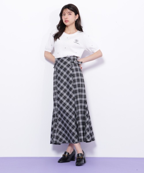 JILL by JILL STUART(ジルバイジルスチュアート)の「◇ミニケーブルハート刺繍ニット(ニット/セーター・レディース・ブラック/ブルー/ホワイト・FREE)」の10枚目の写真