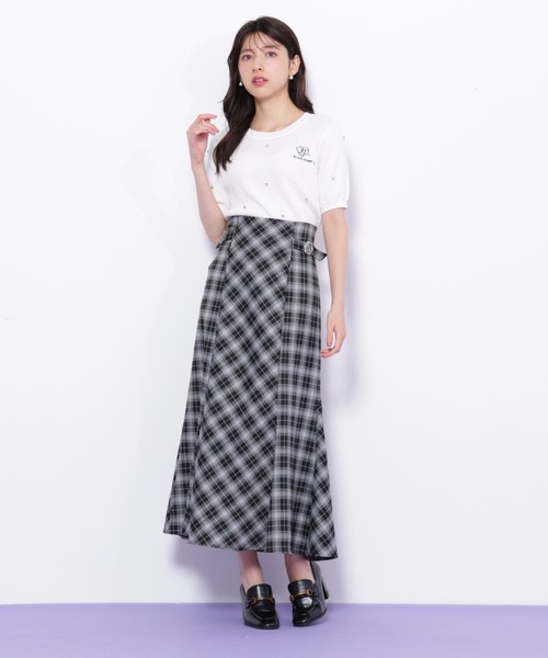 JILL by JILL STUART(ジルバイジルスチュアート)の「◇ミニケーブルハート刺繍ニット(ニット/セーター・レディース・ブラック/ブルー/ホワイト・FREE)」の11枚目の写真