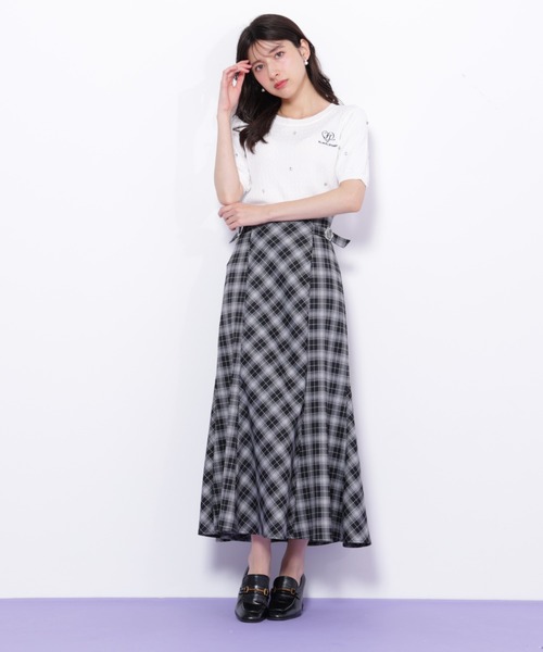 JILL by JILL STUART(ジルバイジルスチュアート)の「◇ミニケーブルハート刺繍ニット(ニット/セーター・レディース・ブラック/ブルー/ホワイト・FREE)」の12枚目の写真