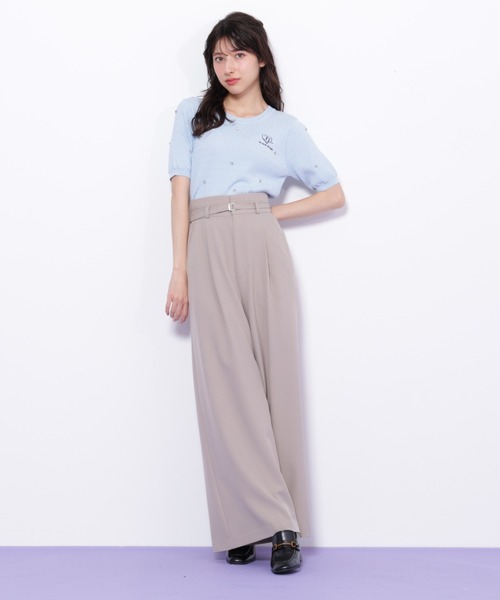 JILL by JILL STUART(ジルバイジルスチュアート)の「◇ミニケーブルハート刺繍ニット(ニット/セーター・レディース・ブラック/ブルー/ホワイト・FREE)」の20枚目の写真