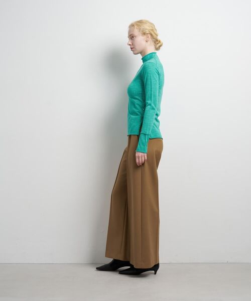 LANVIN en Bleu（ランバンオンブルー）の「アイレットハイネックニット（ニット/セーター・レディース・チャコールグレー/ブルー/ブルー系その他・38）」の5枚目の写真