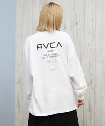 RVCA/ルーカ バックプリントロンT オーバーサイズ BF044-P50