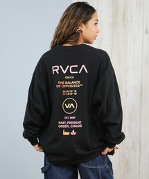 RVCA | RVCA/ルーカ バックプリントロンT オーバーサイズ BF044-P50(Tシャツ/カットソー)