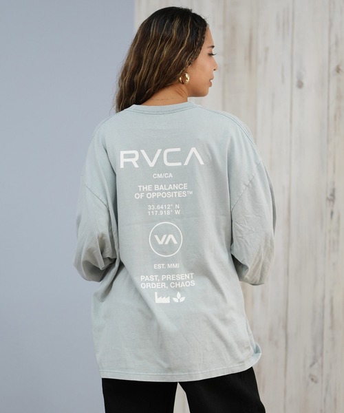 RVCA(ルーカ)の「RVCA/ルーカ バックプリントロンT オーバーサイズ BF044-P50(Tシャツ/カットソー・レディース・ホワイト×ブラック/ブラック×ピンク/ブラック×ホワイト/ブルー系その他・M/L)」の19枚目の写真