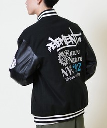 ELEMENT（エレメント）の「ELEMENT/エレメント スタジアムジャケット 刺繍 BF022-752（スタジャン）」