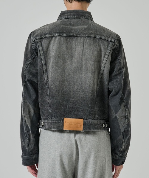 MASU（エムエーエスユー）の「【MASU】MB DENIM JACKET DIAMOND（Tシャツ/カットソー・メンズ・ブラック/インディゴブルー・44/46）」の15枚目の写真