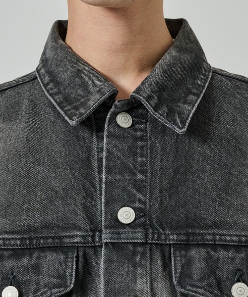 MASU（エムエーエスユー）の「【MASU】MB DENIM JACKET DIAMOND（Tシャツ/カットソー・メンズ・ブラック/インディゴブルー・44/46）」の16枚目の写真