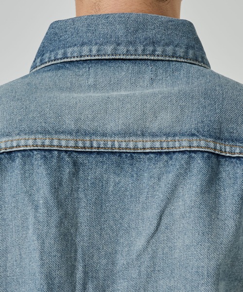 MASU（エムエーエスユー）の「【MASU】MB DENIM JACKET DIAMOND（Tシャツ/カットソー・メンズ・ブラック/インディゴブルー・44/46）」の5枚目の写真