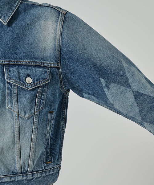 MASU（エムエーエスユー）の「【MASU】MB DENIM JACKET DIAMOND（Tシャツ/カットソー・メンズ・ブラック/インディゴブルー・44/46）」の12枚目の写真