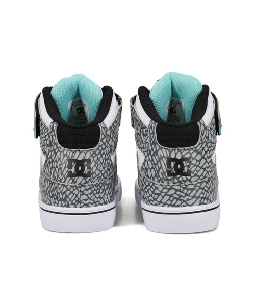 DC（ディーシー）の「DC/ディーシー キッズ スニーカー ハイカット スケシュー ダンス PURE HIGH-TOP SE EV SN DK254004（スニーカー・キッズ・ホワイト×グレー/ホワイト×グリーン・18.0cm/19.0cm/20.0cm/21.0cm/22.0cm/23.0cm/24.0cm/17.0cm）」の12枚目の写真
