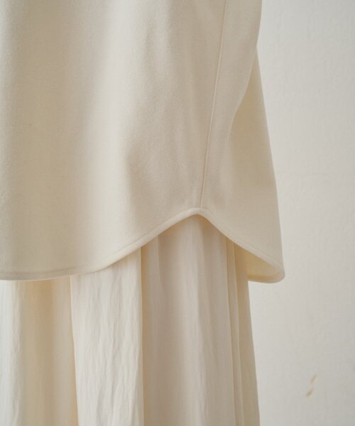 LOUNGEDRESS(ラウンジドレス)の「ウールオーバーシャツ(シャツ/ブラウス・レディース・オフホワイト/キャメル・FREE)」の8枚目の写真