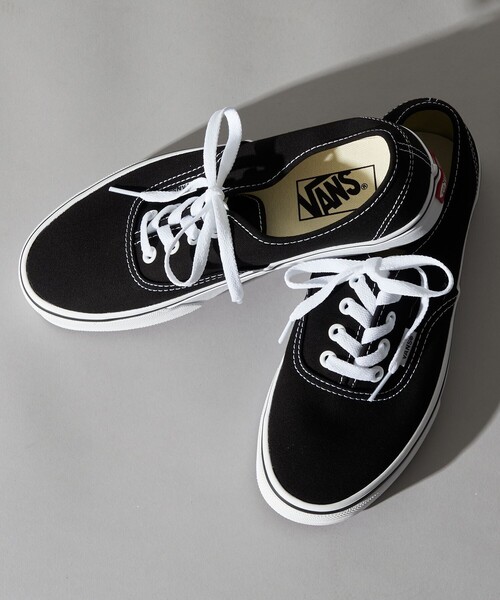 PUBLUX（パブリュクス）の「VANS/ヴァンズ UA Authentic/オーセンティック ローカット ワッフルソール スニーカー　限定展開（スニーカー・レディース・ブラック・10/6/5/8.5/9/9.5/7/8）」の5枚目の写真