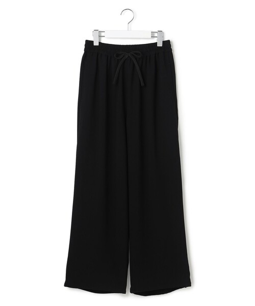 J.PRESS YORK STREET(ジェイプレスヨークストリート)の「【WOMEN】イージーワイド パンツ(その他パンツ・レディース・ブラック系/ブラウン系・F)」の1枚目の写真