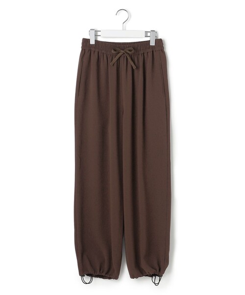 J.PRESS YORK STREET(ジェイプレスヨークストリート)の「【WOMEN】イージーワイド パンツ(その他パンツ・レディース・ブラック系/ブラウン系・F)」の5枚目の写真