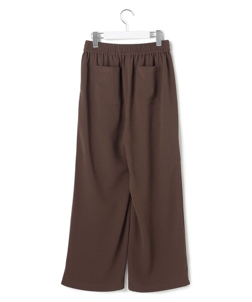 J.PRESS YORK STREET(ジェイプレスヨークストリート)の「【WOMEN】イージーワイド パンツ(その他パンツ・レディース・ブラック系/ブラウン系・F)」の4枚目の写真