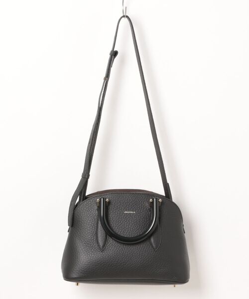 LORISTELLA(ロリステッラ)の「【LORISTELLA】シュリンクレザーハンドバッグ(Q56479)(ハンドバッグ・レディース・ブラック/ベージュ・ALL)」の7枚目の写真