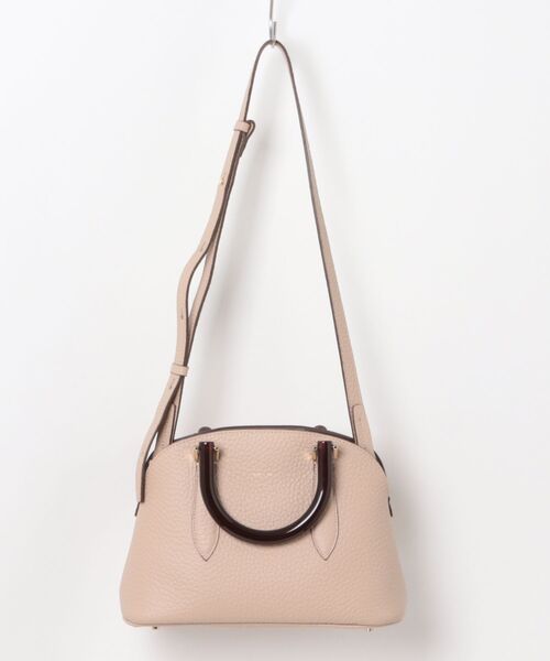 LORISTELLA(ロリステッラ)の「【LORISTELLA】シュリンクレザーハンドバッグ(Q56479)(ハンドバッグ・レディース・ブラック/ベージュ・ALL)」の10枚目の写真