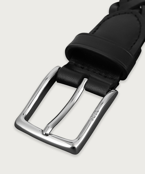 POLO RALPH LAUREN（ポロ ラルフ ローレン）の「レザー 30mm メッシュベルト（ベルト・メンズ・ブラック/ダークブラウン・95cm/85cm）」の8枚目の写真