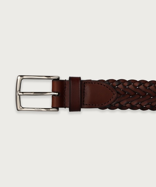 POLO RALPH LAUREN（ポロ ラルフ ローレン）の「レザー 30mm メッシュベルト（ベルト・メンズ・ブラック/ダークブラウン・95cm/85cm）」の9枚目の写真