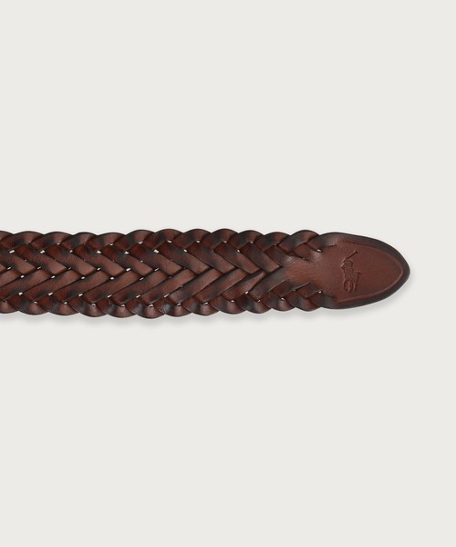 POLO RALPH LAUREN（ポロ ラルフ ローレン）の「レザー 30mm メッシュベルト（ベルト・メンズ・ブラック/ダークブラウン・95cm/85cm）」の11枚目の写真