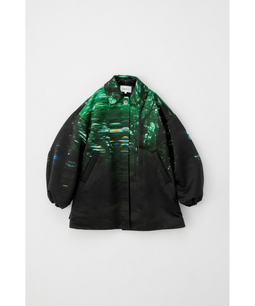 ENFOLD（エンフォルド）の「In the gardenコート（ステンカラーコート・レディース・グリーン・36/38）」の6枚目の写真