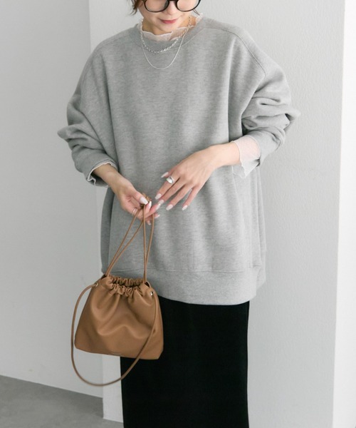 PUAL CE CIN(ピュアルセシン)の「ドットチュールドッキングレイヤードカットソー(Tシャツ/カットソー・レディース・オフホワイト/ブラック・FREE)」の7枚目の写真