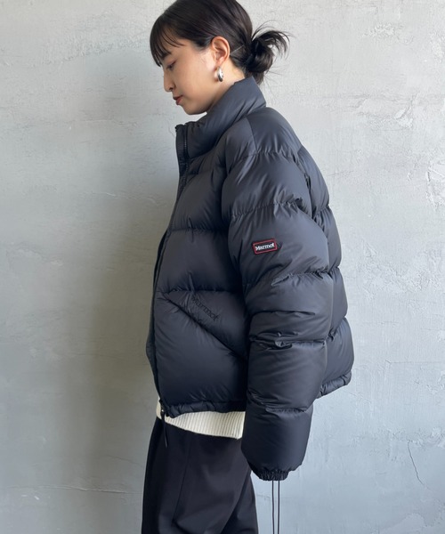 MARMOT（マーモット）の「[Marmot/マーモット] 別注 ワンポイントロゴ ダウンジャケット（ダウンジャケット/コート・レディース・ブラック/グレー・XL/L/M/S）」の13枚目の写真