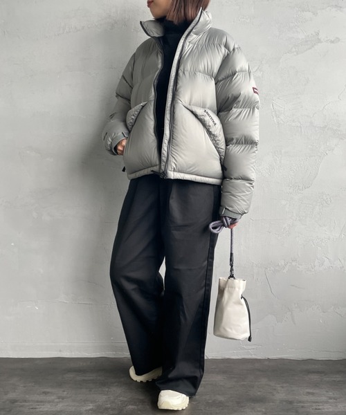 MARMOT（マーモット）の「[Marmot/マーモット] 別注 ワンポイントロゴ ダウンジャケット（ダウンジャケット/コート・レディース・ブラック/グレー・XL/L/M/S）」の9枚目の写真