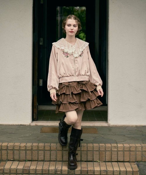 an another angelus(アンアナザーアンジェラス)の「レース使いドットチュールブラウス(シャツ/ブラウス・レディース・ライトグレー/アイボリー・FREE)」の19枚目の写真