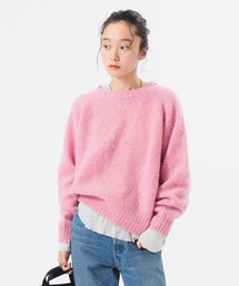 BEAMS BOY | 【ビームスの百名品】【別注】Nor’Easterly / シェットランド シャギー クルーネック 25FW(ニット/セーター)