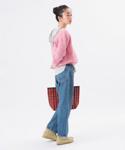 BEAMS BOY（ビームスボーイ）の「【1/15再値下げ】【別注】Nor’Easterly / シェットランド シャギー クルーネック 25FW（ニット/セーター・レディース・レッド/ブラウン/ブルー/パープル/グレー/ピンク・ONE SIZE）」の12枚目の写真