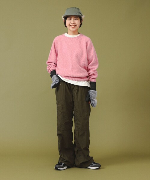 BEAMS BOY（ビームスボーイ）の「【1/15再値下げ】【別注】Nor’Easterly / シェットランド シャギー クルーネック 25FW（ニット/セーター・レディース・レッド/ブラウン/ブルー/パープル/グレー/ピンク・ONE SIZE）」の15枚目の写真