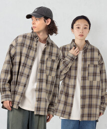 Purple&Yellow | T/C チェックシャツ(シャツ/ブラウス)