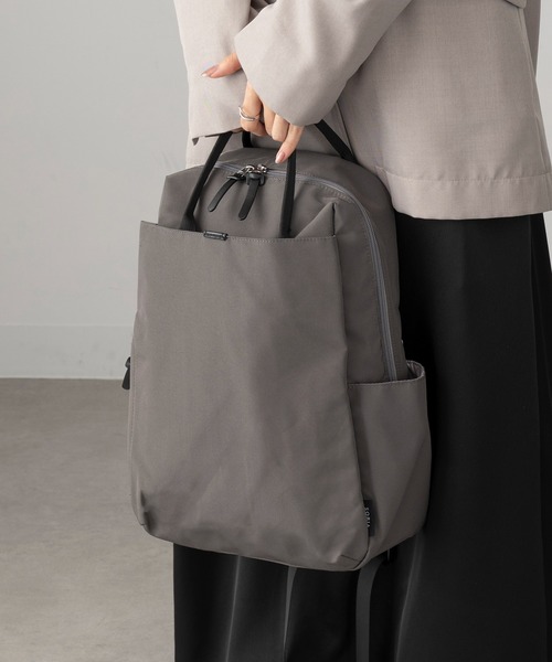 A by MAGASIN DE MODE(エーバイマガジンデモード)の「【A By MAGASIN DE MODE】e.e.p.ナローハンドルリュック SNBD(バックパック/リュック・レディース・ブラック/チャコールグレー・FREE)」の6枚目の写真