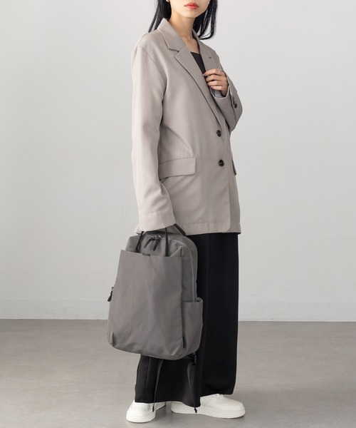 A by MAGASIN DE MODE(エーバイマガジンデモード)の「【A By MAGASIN DE MODE】e.e.p.ナローハンドルリュック SNBD(バックパック/リュック・レディース・ブラック/チャコールグレー・FREE)」の9枚目の写真