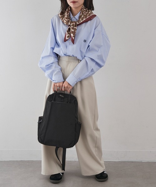 A by MAGASIN DE MODE(エーバイマガジンデモード)の「【A By MAGASIN DE MODE】e.e.p.ナローハンドルリュック SNBD(バックパック/リュック・レディース・ブラック/チャコールグレー・FREE)」の22枚目の写真