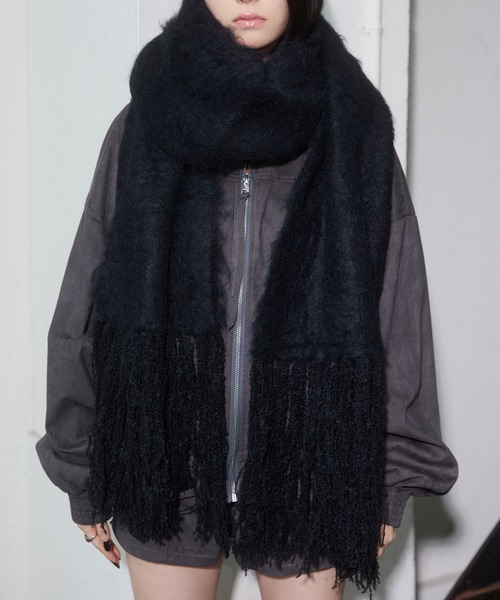 ボリュームフリンジマフラー（マフラー）｜ENVYM（アンビー）の