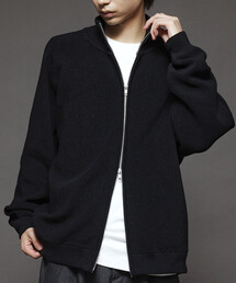 FREAK'S STORE(フリークスストア)の限定展開 リラックスフィット 片畦編み ドライバーズニット / ジップアップニット(カーディガン/ボレロ)