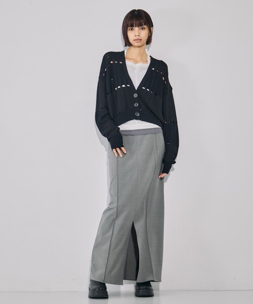 グレーオープンフロントカーディガン united tokyo セット DRY AIR