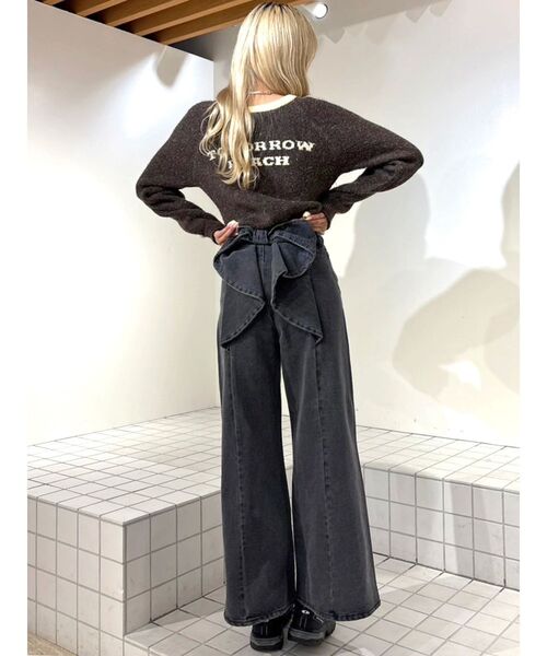 セール】バックリボンデニムパンツ（デニムパンツ）｜CALNAMUR