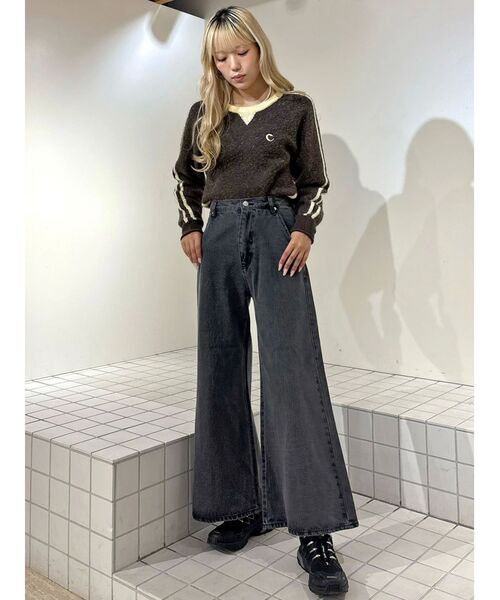 セール】バックリボンデニムパンツ（デニムパンツ）｜CALNAMUR