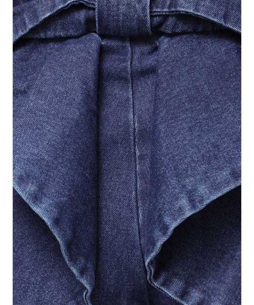 CALNAMUR（カルナムール）の「バックリボンデニムパンツ（デニムパンツ・レディース・ブラック/ブルー・X-SMALL/SMALL/MEDIUM）」の7枚目の写真