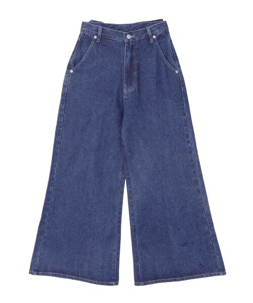 CALNAMUR（カルナムール）の「バックリボンデニムパンツ（デニムパンツ・レディース・ブラック/ブルー・X-SMALL/SMALL/MEDIUM）」の10枚目の写真