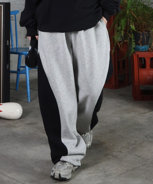 ILL'S（イルズ）の「配色切り替え ドロスト スウェットパンツ メンズ レディース ユニセックス（スウェットパンツ・メンズ・ブルー系その他/ネイビー/杢グレー/ブラック・L/M）」の18枚目の写真