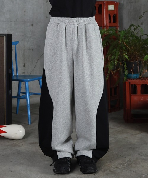 ILL'S（イルズ）の「配色切り替え ドロスト スウェットパンツ メンズ レディース ユニセックス（スウェットパンツ・メンズ・ブルー系その他/ネイビー/杢グレー/ブラック・L/M）」の11枚目の写真